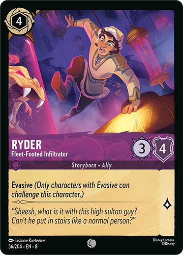Ryder - Fleet-Footed Infiltrator (56/204) [Reign of Jafar] | Deep Dive Games St. Marys