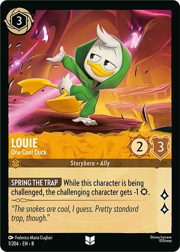 Louie - One Cool Duck (1/204) [Reign of Jafar] | Deep Dive Games St. Marys