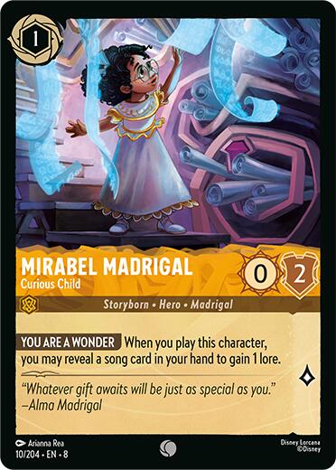 Mirabel Madrigal - Curious Child (10/204) [Reign of Jafar] | Deep Dive Games St. Marys