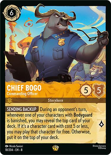 Chief Bogo - Commanding Officer (18/204) [Reign of Jafar] | Deep Dive Games St. Marys