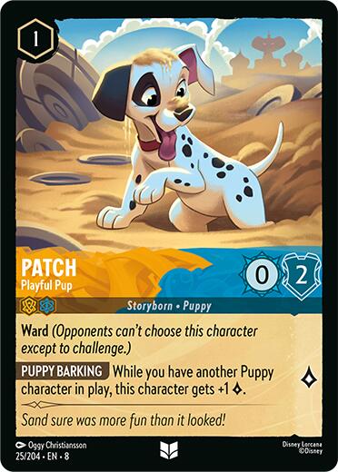 Patch - Playful Pup (25/204) [Reign of Jafar] | Deep Dive Games St. Marys