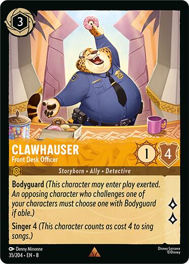 Clawhauser - Front Desk Officer (35/204) [Reign of Jafar] | Deep Dive Games St. Marys