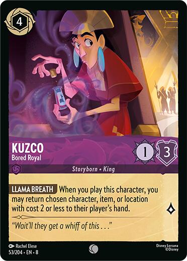 Kuzco - Bored Royal (53/204) [Reign of Jafar] | Deep Dive Games St. Marys