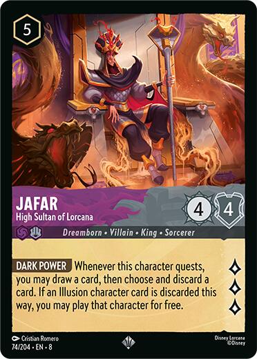 Jafar - High Sultan of Lorcana (74/204) [Reign of Jafar] | Deep Dive Games St. Marys