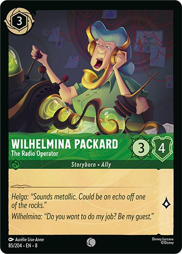 Wilhelmina Packard - The Radio Operator (85/204) [Reign of Jafar] | Deep Dive Games St. Marys