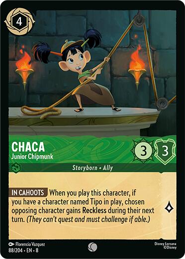 Chaca - Junior Chipmunk (88/204) [Reign of Jafar] | Deep Dive Games St. Marys