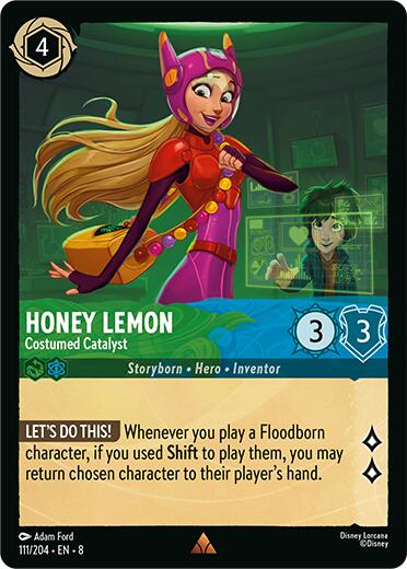 Honey Lemon - Costumed Catalyst (111/204) [Reign of Jafar] | Deep Dive Games St. Marys