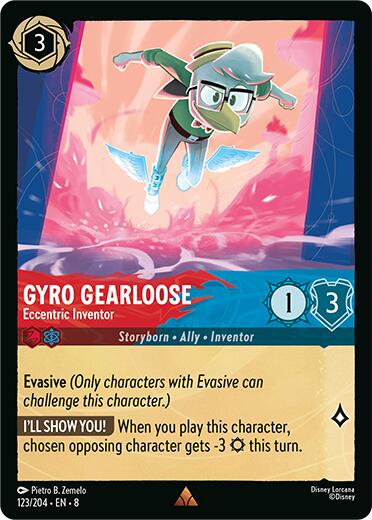 Gyro Gearloose - Eccentric Inventor (123/204) [Reign of Jafar] | Deep Dive Games St. Marys