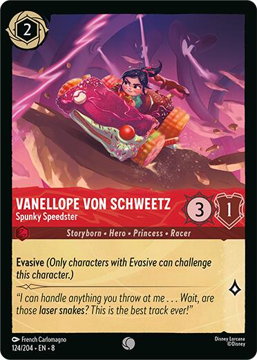 Vanellope Von Schweetz - Spunky Speedster (124/204) [Reign of Jafar] | Deep Dive Games St. Marys