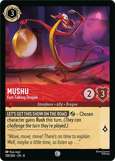 Mushu - Fast-Talking Dragon (130/204) [Reign of Jafar] | Deep Dive Games St. Marys