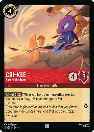 Cri-Kee - Part of the Team (131/204) [Reign of Jafar] | Deep Dive Games St. Marys