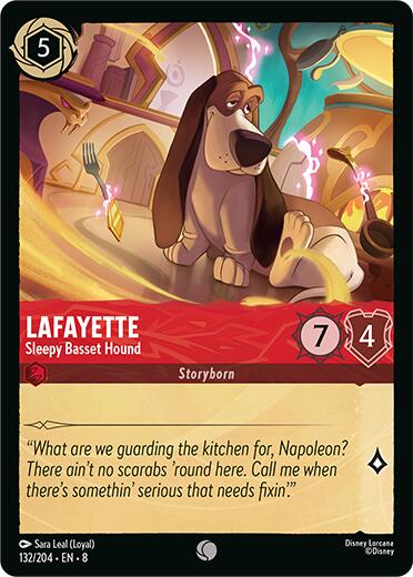 Lafayette - Sleepy Basset Hound (132/204) [Reign of Jafar] | Deep Dive Games St. Marys