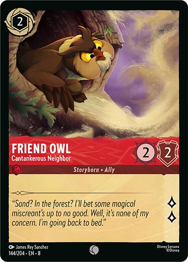 Friend Owl - Cantankerous Neighbor (144/204) [Reign of Jafar] | Deep Dive Games St. Marys