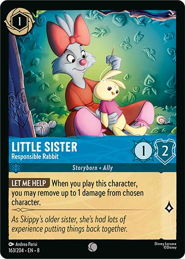 Little Sister - Responsible Rabbit (163/204) [Reign of Jafar] | Deep Dive Games St. Marys