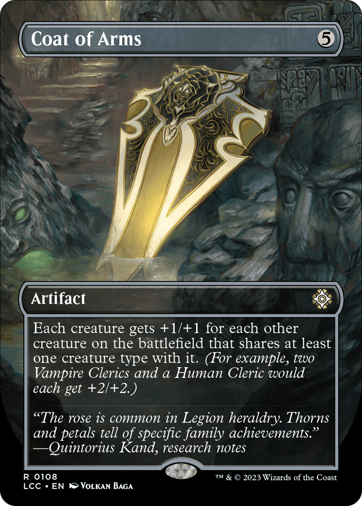 Coat of Arms (Borderless) [The Lost Caverns of Ixalan Commander] | Deep Dive Games St. Marys
