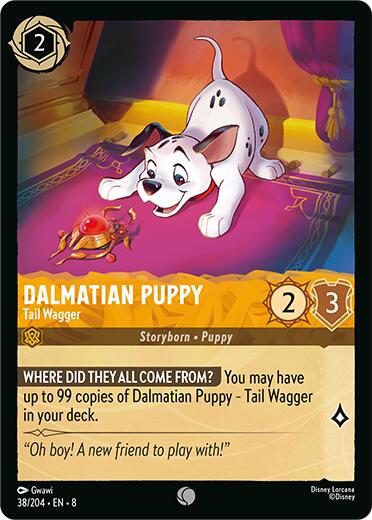 Dalmatian Puppy - Tail Wagger (38/204) [Reign of Jafar] | Deep Dive Games St. Marys