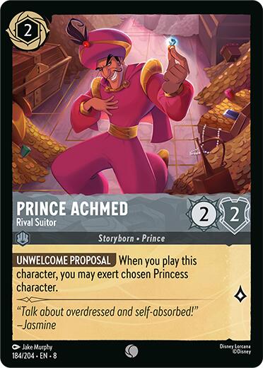 Prince Achmed - Rival Suitor (184/204) [Reign of Jafar] | Deep Dive Games St. Marys