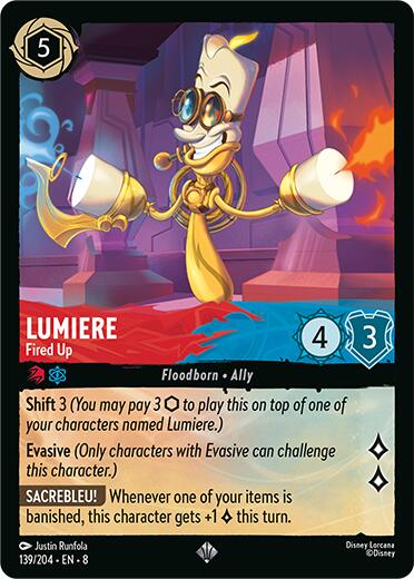 Lumiere - Fired Up (139/204) [Reign of Jafar] | Deep Dive Games St. Marys
