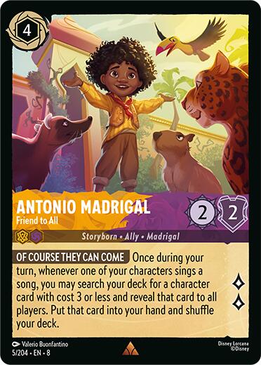 Antonio Madrigal - Friend to All (5/204) [Reign of Jafar] | Deep Dive Games St. Marys