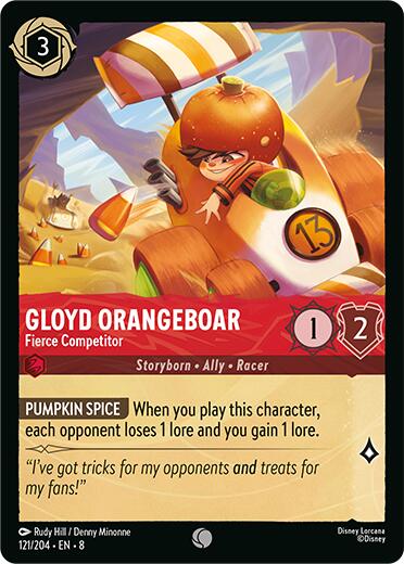 Gloyd Orangeboar - Fierce Competitor (121/204) [Reign of Jafar] | Deep Dive Games St. Marys