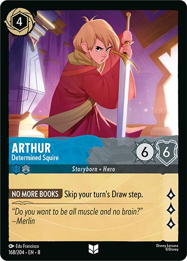Arthur - Determined Squire (168/204) [Reign of Jafar] | Deep Dive Games St. Marys