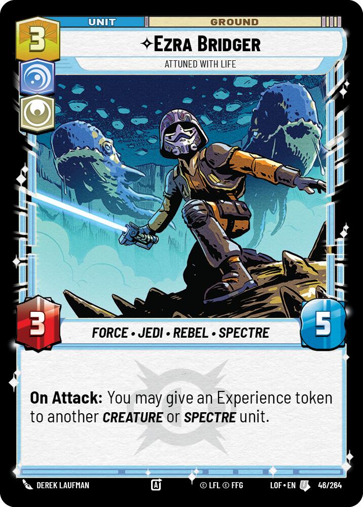 Ezra Bridger - Attuned With Life (46/264) (46/264) [Legends of the Force] | Deep Dive Games St. Marys