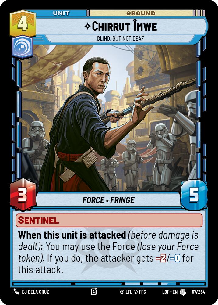 Chirrut Imwe - Blind, but not Deaf (67/264) (67/264) [Legends of the Force] | Deep Dive Games St. Marys