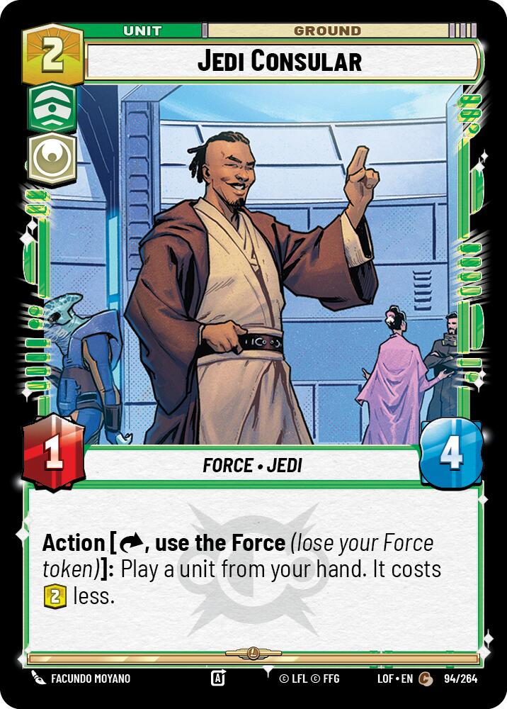 Jedi Consular (94/264) (94/264) [Legends of the Force] | Deep Dive Games St. Marys