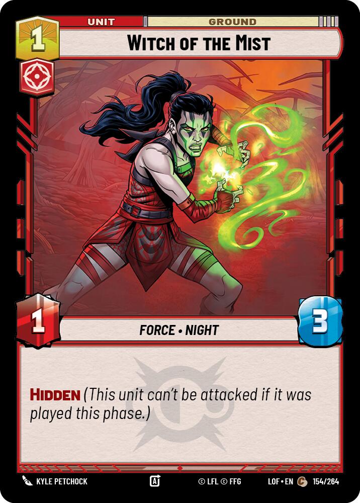 Witch of the Mist (154/264) (154/264) [Legends of the Force] | Deep Dive Games St. Marys