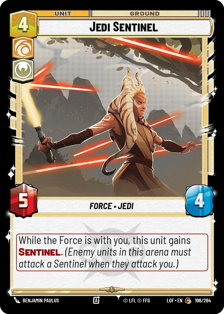 Jedi Sentinel (196/264) (196/264) [Legends of the Force] | Deep Dive Games St. Marys
