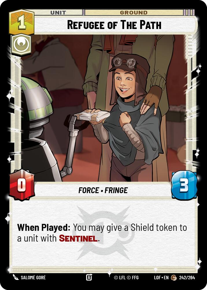 Refugee of The Path (242/264) (242/264) [Legends of the Force] | Deep Dive Games St. Marys