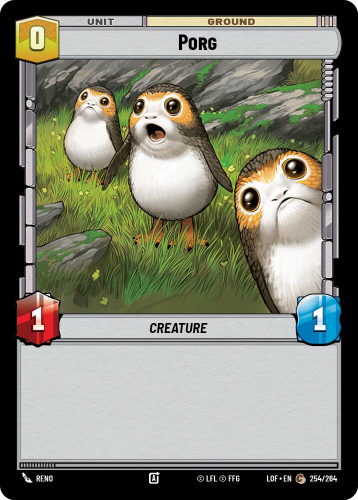 Porg (254/264) (254/264) [Legends of the Force] | Deep Dive Games St. Marys