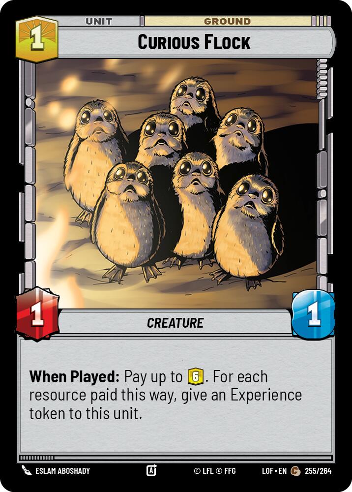 Curious Flock (255/264) (255/264) [Legends of the Force] | Deep Dive Games St. Marys