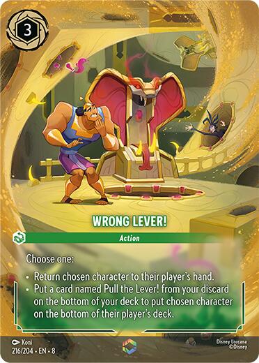 Wrong Lever! (Enchanted) (216/204) [Reign of Jafar] | Deep Dive Games St. Marys