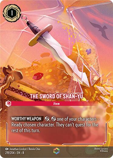 The Sword of Shan Yu (Enchanted) (219/204) [Reign of Jafar] | Deep Dive Games St. Marys