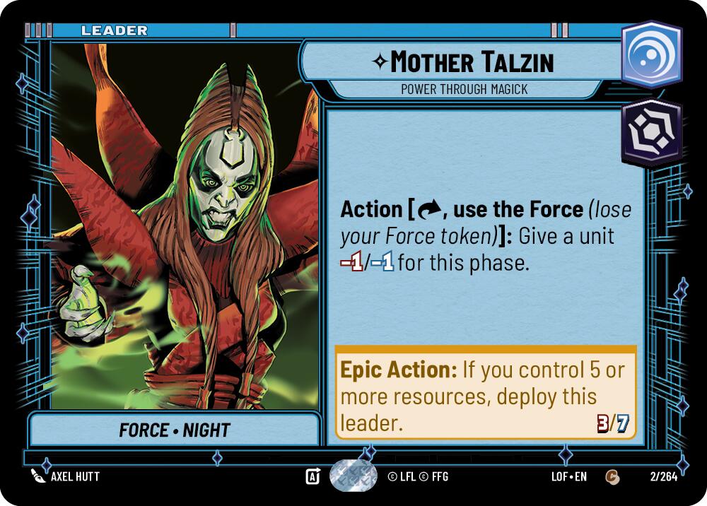 Mother Talzin - Power Through Magick (002/264) (002/264) [Legends of the Force] | Deep Dive Games St. Marys