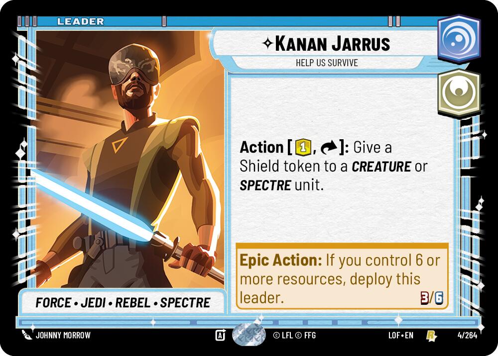 Kanan Jarrus - Help Us Survive (004/264) (004/264) [Legends of the Force] | Deep Dive Games St. Marys