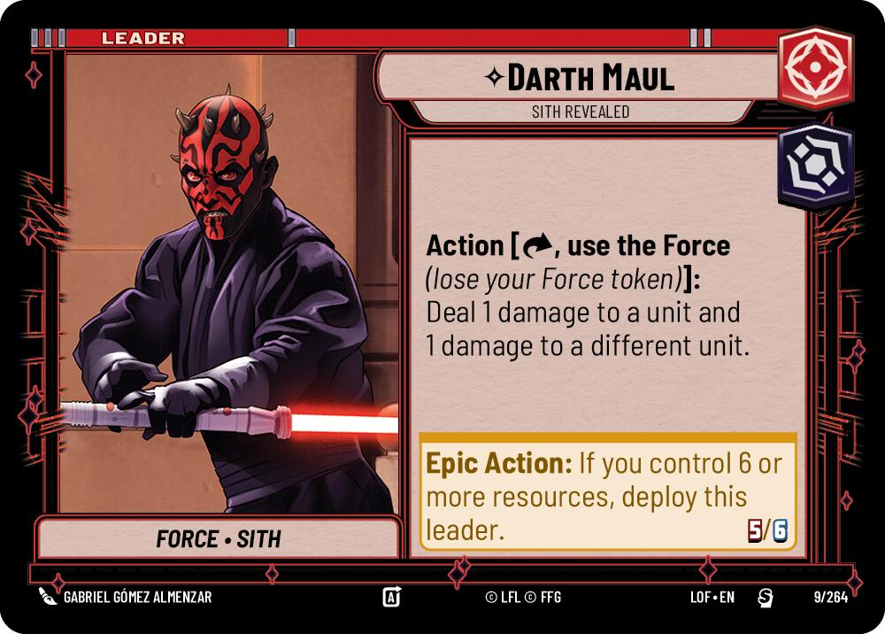 Darth Maul - Sith Revealed (009/264) (009/264) [Legends of the Force] | Deep Dive Games St. Marys
