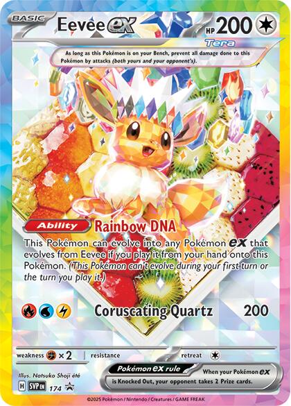 Eevee ex (174) [Scarlet & Violet: Black Star Promos] | Deep Dive Games St. Marys