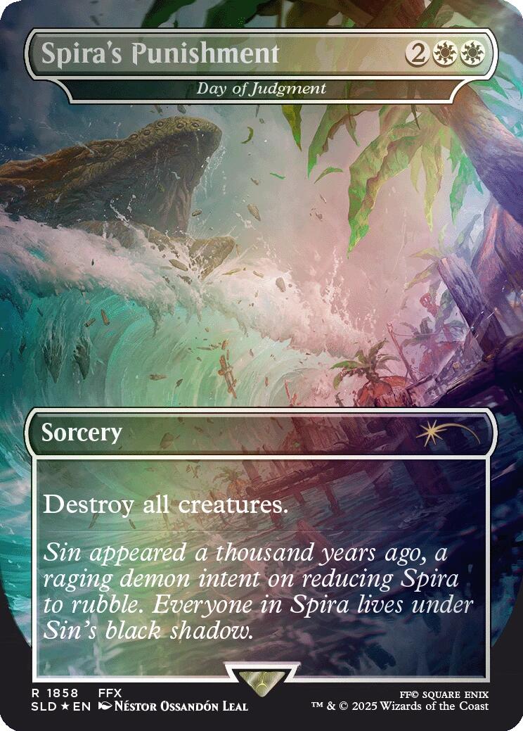 Spira's Punishment - Day of Judgment (Rainbow Foil) [Secret Lair Drop Series] | Deep Dive Games St. Marys