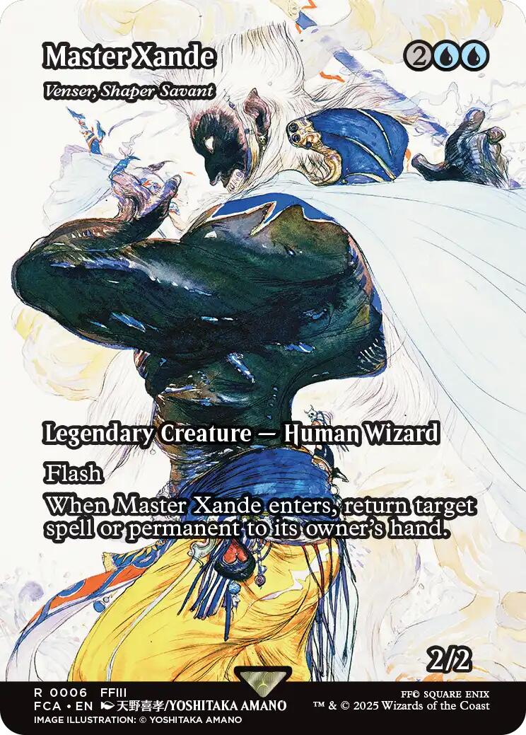 Master Xande - Venser, Shaper Savant (Showcase) [FINAL FANTASY : Through the Ages] | Deep Dive Games St. Marys