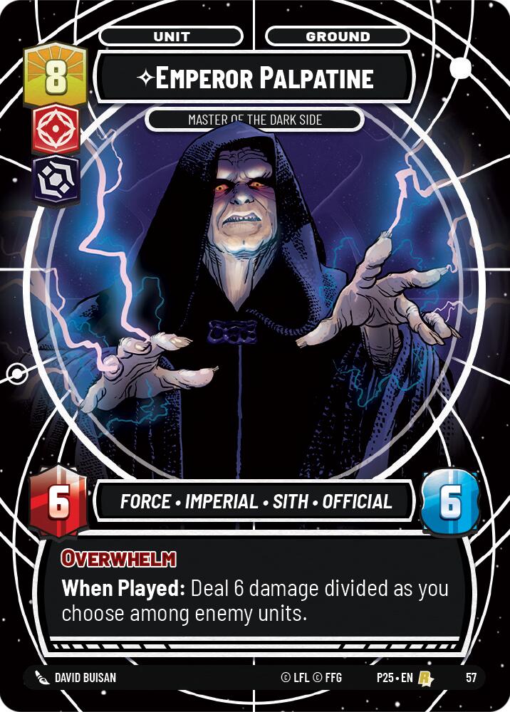 Emperor Palpatine (57) - Master of the Dark Side (57) [Store Showdown Promos] | Deep Dive Games St. Marys