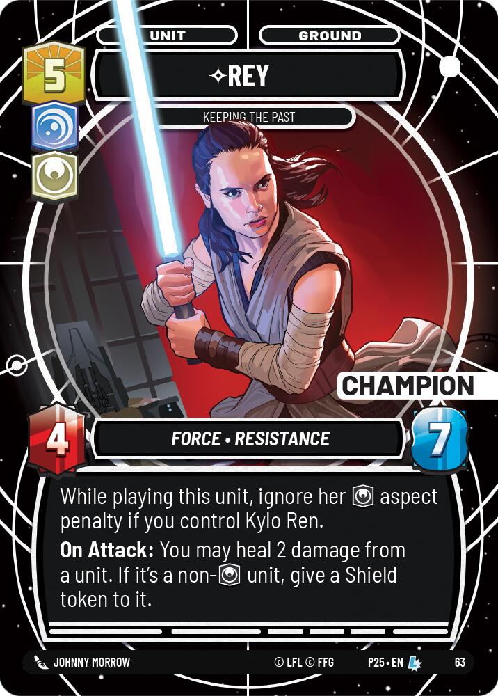 Rey (63) - Keeping the Past (Champion) (63) [Store Showdown Promos] | Deep Dive Games St. Marys