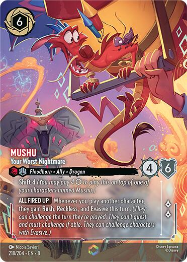 Mushu - Your Worst Nightmare (Enchanted) (218/204) [Reign of Jafar] | Deep Dive Games St. Marys