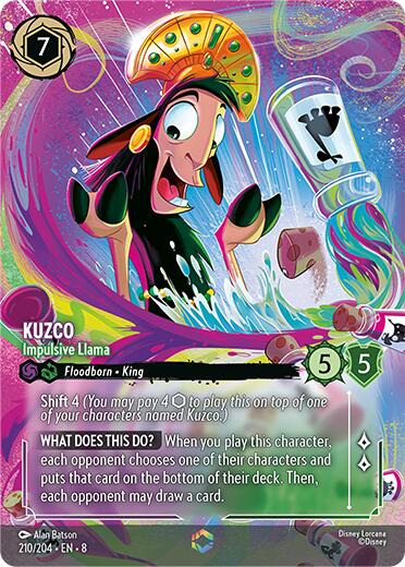 Kuzco - Impulsive Llama (Enchanted) (210/204) [Reign of Jafar] | Deep Dive Games St. Marys