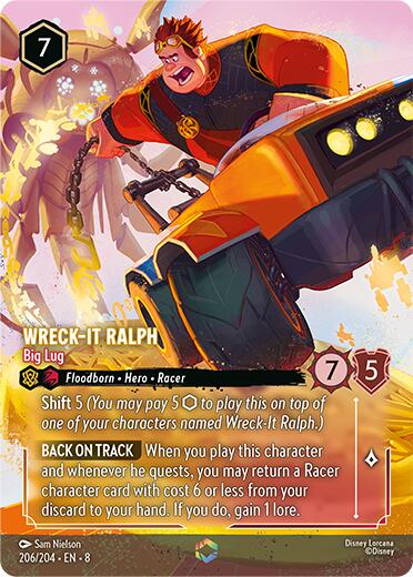 Wreck-It Ralph - Big Lug (Enchanted) (206/204) [Reign of Jafar] | Deep Dive Games St. Marys