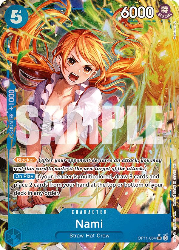 Nami (054) (Alternate Art) [A Fist of Divine Speed] | Deep Dive Games St. Marys