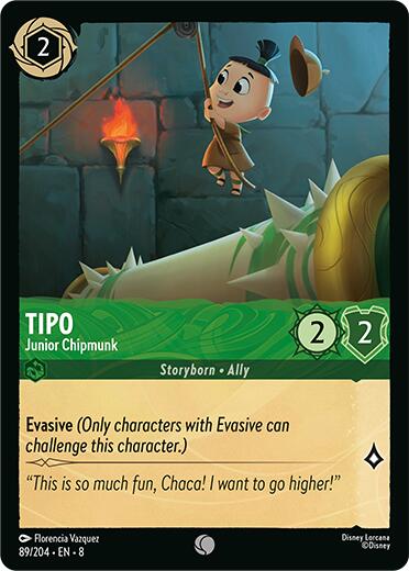 Tipo - Junior Chipmunk (89/204) [Reign of Jafar] | Deep Dive Games St. Marys