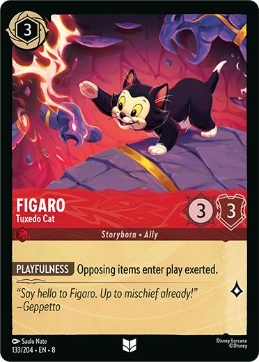 Figaro - Tuxedo Cat (133/204) [Reign of Jafar] | Deep Dive Games St. Marys