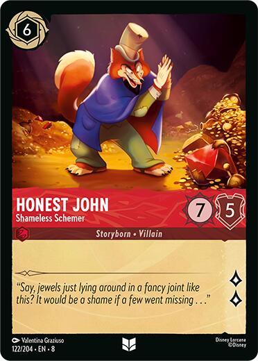 Honest John - Shameless Schemer (122/204) [Reign of Jafar] | Deep Dive Games St. Marys